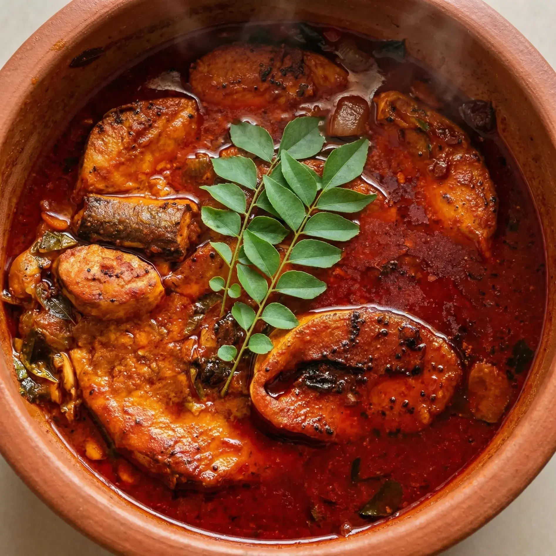 Soft Malabar Fish Curry at Malabar Kitchen in Peterborough, ON